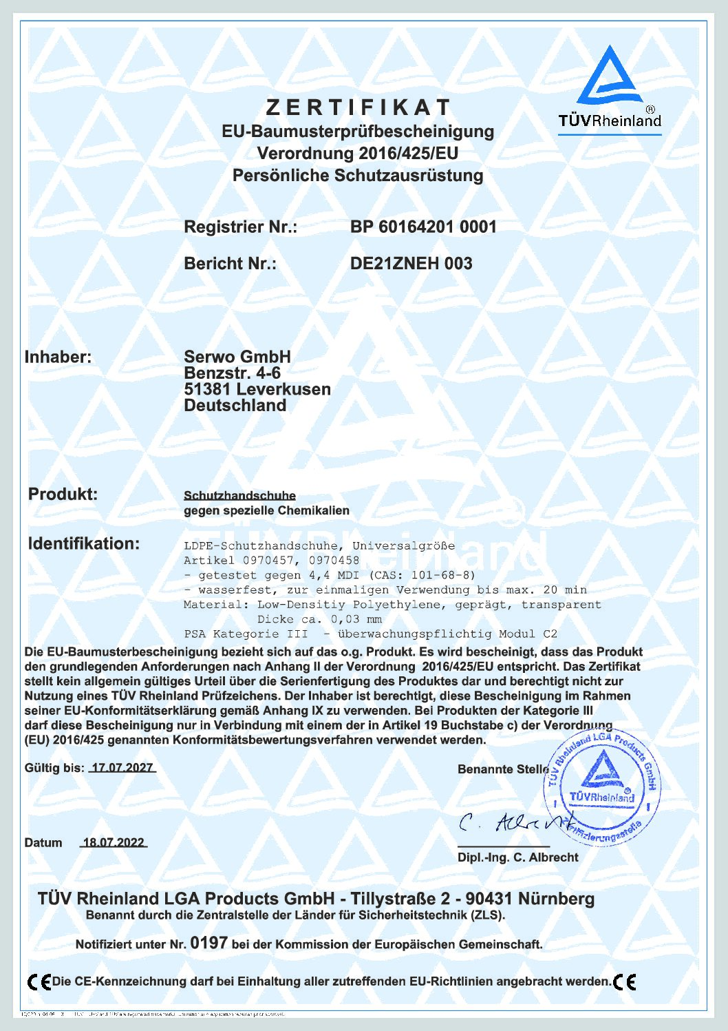 Certificat_PE_Gloves_0970458_German