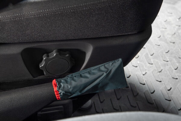 Reusable handbrake cover – nylon – with elastic rubber band