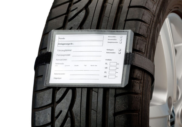 Tyre Label Set Premium – With Velcro loop