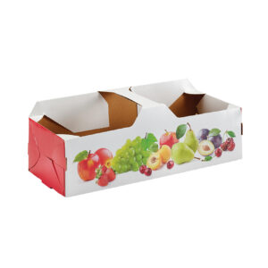 Fruit basket – corrugated and solid cardboard