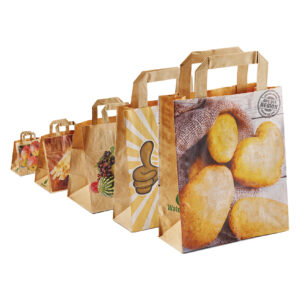 Carrier bag – fruit and vegetables – with flat handles