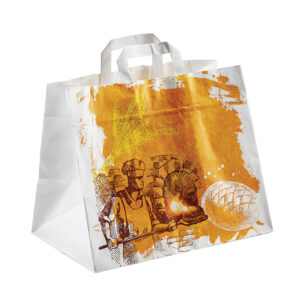 Carrier bag – with flat handle