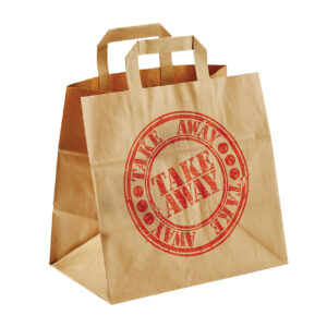 Carrier bag – with flat handle