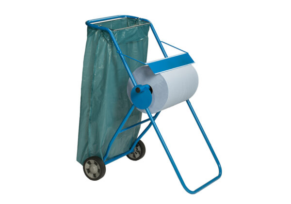 Dispenser for cleaning paper rolls – floor dispenser