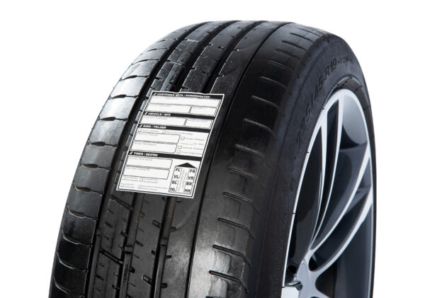 Tyre storage label